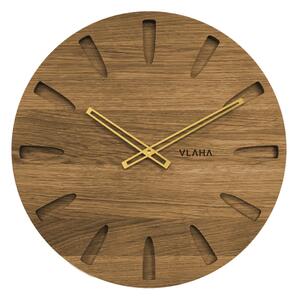 VLAHA VCT1020 dubové hodiny Grand zlatá, pr. 45 cm