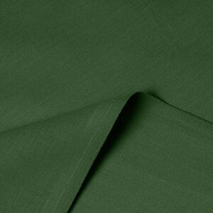 Goldea oválny bavlnený obrus - tmavo zelený 140 x 180 cm