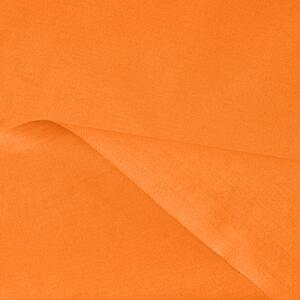 Goldea oválny obrus 100% bavlnené plátno - oranžový 120 x 160 cm