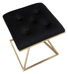Stolička v čierno-zlatej farbe Mauro Ferretti Piramid