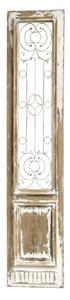 Krémovo-hnedé antik dekoratívny panel na postavenie Sutt French - 41*4*198cm - Chic Antique