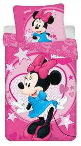 Detské obliečky z mikrovlákna MINNIE HELLO ružové Rozmer obliečky: 70 x 90 cm | 140 x 200 cm