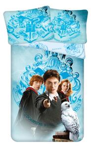Detské obliečky z mikrovlákna HARRY POTTER HP217 modré Rozmer obliečky: 70 x 90 cm | 140 x 200 cm
