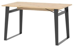 Jedálenský stôl SOFT LT16 dub artisan/čierna