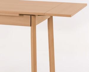 Jedálenský stôl Trier II 75x55 cm, buk, rozkladacia