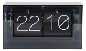 Karlsson 5976BK Dizajnové nástenné/pracovné hodinyčierne, 21 cm