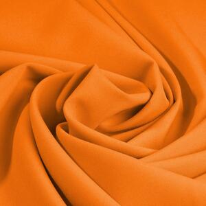 Goldea dekoračná jednofarebná látka rongo - oranžová 150 cm