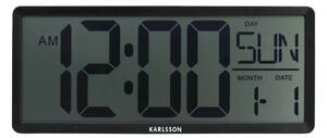 Digitálne hodiny Karlsson 6020BK čierne, 35 cm