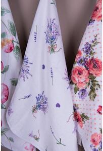 Kuchynský froté uterák s levanduľami Lavander Garden - 40*66 cm - Clayre & Eef