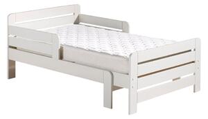 Biela rastúca posteľ Vipack Jumper, 90 x 140/160/200 cm