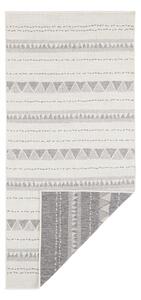 Sivo-krémový vonkajší koberec NORTHRUGS Bahamas, 80 x 250 cm