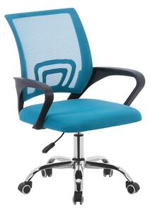 Kancelárska stolička, tyrkysová/čierna, DEX 3 NEW