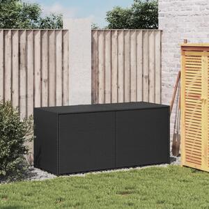 Záhradný úložný box čierny 283 l polyratan