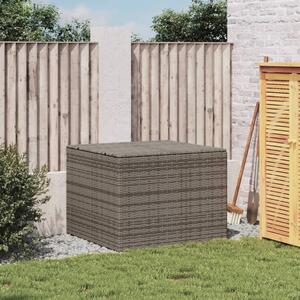 Záhradný úložný box sivý 291 l polyratan