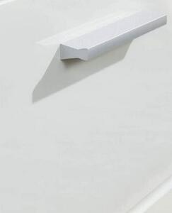 Kúpeľňová vysoká skrinka Amanda 103, sukový dub/biely lesk