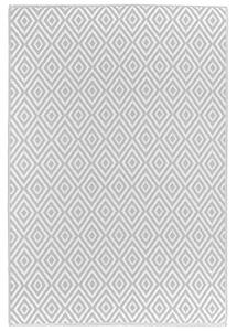 VONKAJŠÍ KOBEREC, 90/150 cm, sivá, biela Boxxx - Koberce