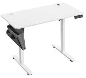 SONGMICS Elektricky nastaviteľný písací stôl Vasagle Paradise 120 cm biely