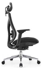 Kancelárska ergonomická stolička ERGO PRO — čierna, nosnosť 150 kg