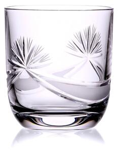 Bohemia Crystal Ručne brúsené poháre na whisky a rum Mašľa 280ml (set po 6ks)