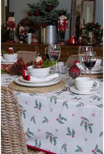 Papierové obrúsky s jeleňom a cezmínou Holly Christmas - 33*33 cm (20ks) - Clayre & Eef