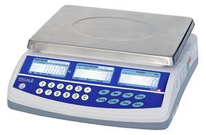 Ciachuschopná počítacia váha QHC s 2 displejmi 15 kg/5 g