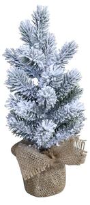 Zasnežený vianočný stromček v jute Fleur Fir Snow - 30cm - Chic Antique