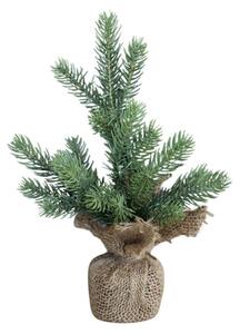 Zelený vianočný stromček v jute Fleur Fir Tree - 27cm - Chic Antique