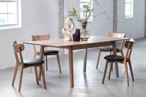 Rozkladací jedálenský stôl Zabrina 140-200 cm prírodný dub