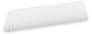 Stolný paraván MIRELLI A+, 1600 x 300 mm, biela
