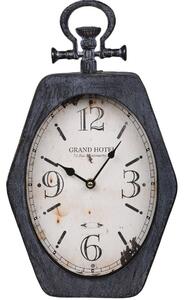 Čierne antik nástenné hodiny Grand Hotel - 23 * 6,5 * 40 / 1 * AA - Chic Antique