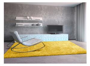 Žltý koberec Universal Aqua Liso, 57 × 110 cm