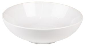 Bielo-béžová miska na polievku Beillo - Ø 18*5 cm / 500ml - Clayre & Eef