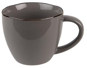 Sivý keramický hrnček Bilo - 13*9*8 cm / 300 ml - Clayre & Eef