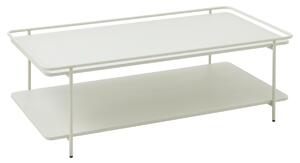 Dizajnový konferenčný stolík Harinder 110 cm sivý