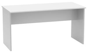 TEMPO Kancelársky stôl obojstranný biela JOHAN 2 NEW 08