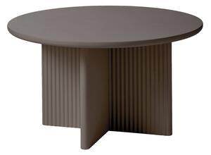 Dizajnový konferenčný stolík Dallyce 80 cm taupe