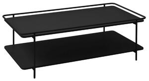 Dizajnový konferenčný stolík Harinder 110 cm čierny