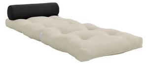 Sivobéžový futónový matrac 70x200 cm Wrap Beige/Dark Grey – Karup Design