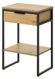 Dizajnový odkladací stolík Valenzuela 40 cm vzor dub