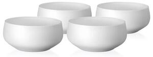Crystalex 4-dielna sada misiek Mini Bowls White, 95 ml