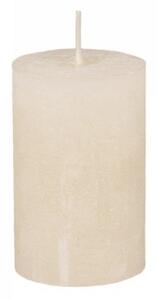 Púdrová široká sviečka Rustic pillar nude - Ø 5 *8cm / 16h - Chic Antique