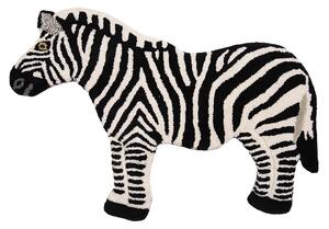 Vlnený kusový koberec Zebra - 60*90*2 cm - Clayre & Eef