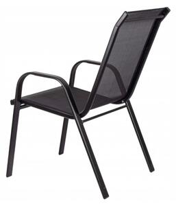 Záhradná stolička CORDOBA 1 antracit/čierna