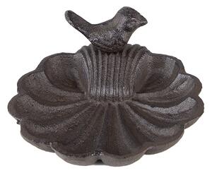 Hnedé liatinové náustok/krmítko - Ø 14*5 cm - Clayre & Eef