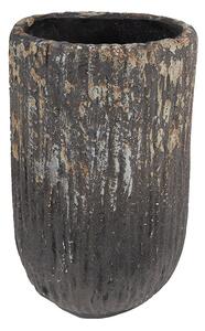 Granitový antik vysoký kvetináč - Ø15*24 cm - Clayre & Eef