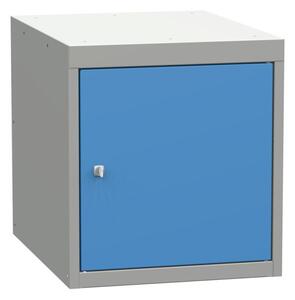 Závesný dielenský box na náradie s dverami KOVONA, bez políc, 527 x 480 x 610 mm