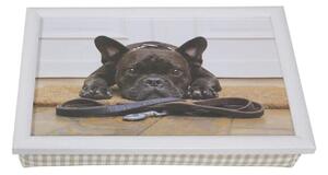 Podnos na nohy s buldočkom French Bulldog humour - 43*33*7cm - Mars & More