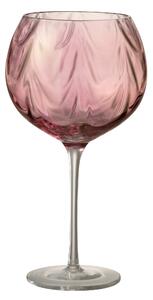 Růžový pohár na víno Oil wine - Ø 12*21 cm - J-Line by Jolipa