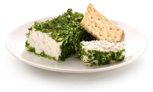 Bielo-zelená silikónová miska na prípravu domáceho syra Lékué Cheese