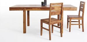 Jedálenský set - stôl z masívu rozkladací Las Palmas 120-200cm + 4 stoličky Las Palmas